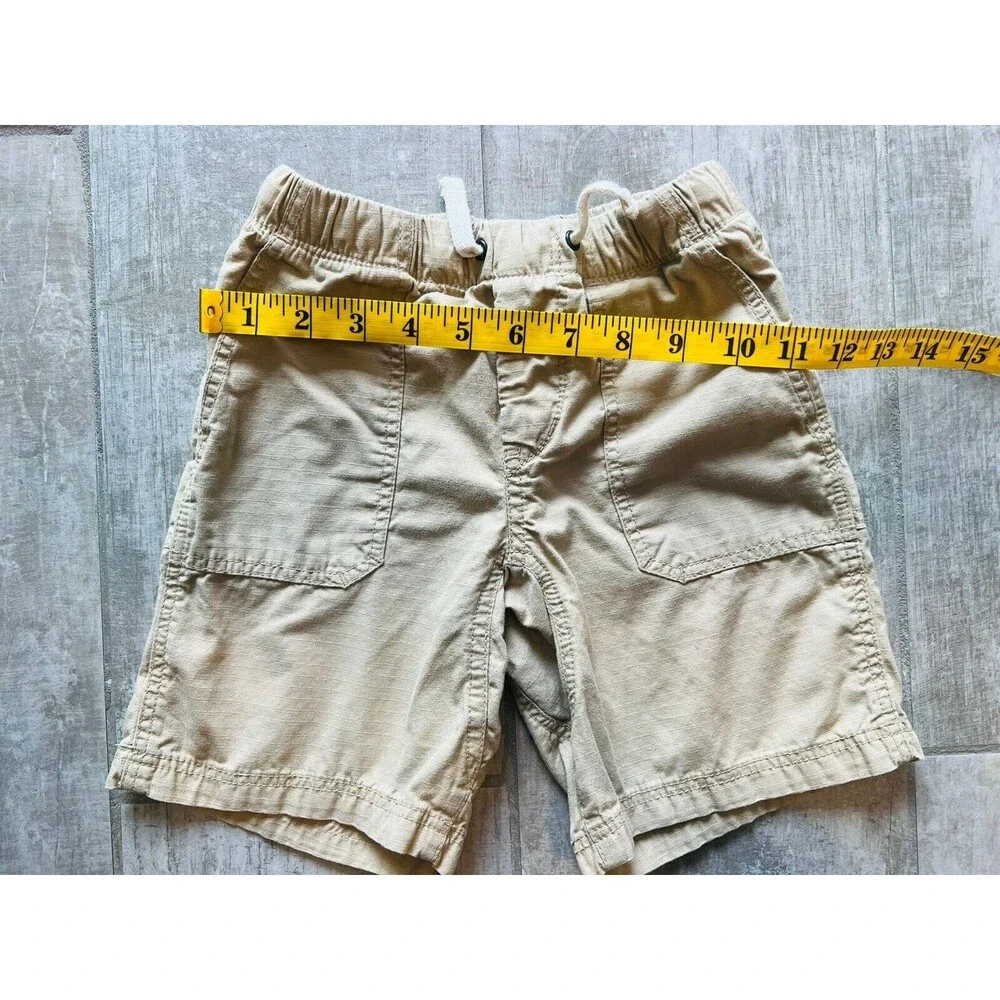 GAP Kids Boy Toddler Drawstring Elastic Short Easy On Khaki Casual School 4T 4..